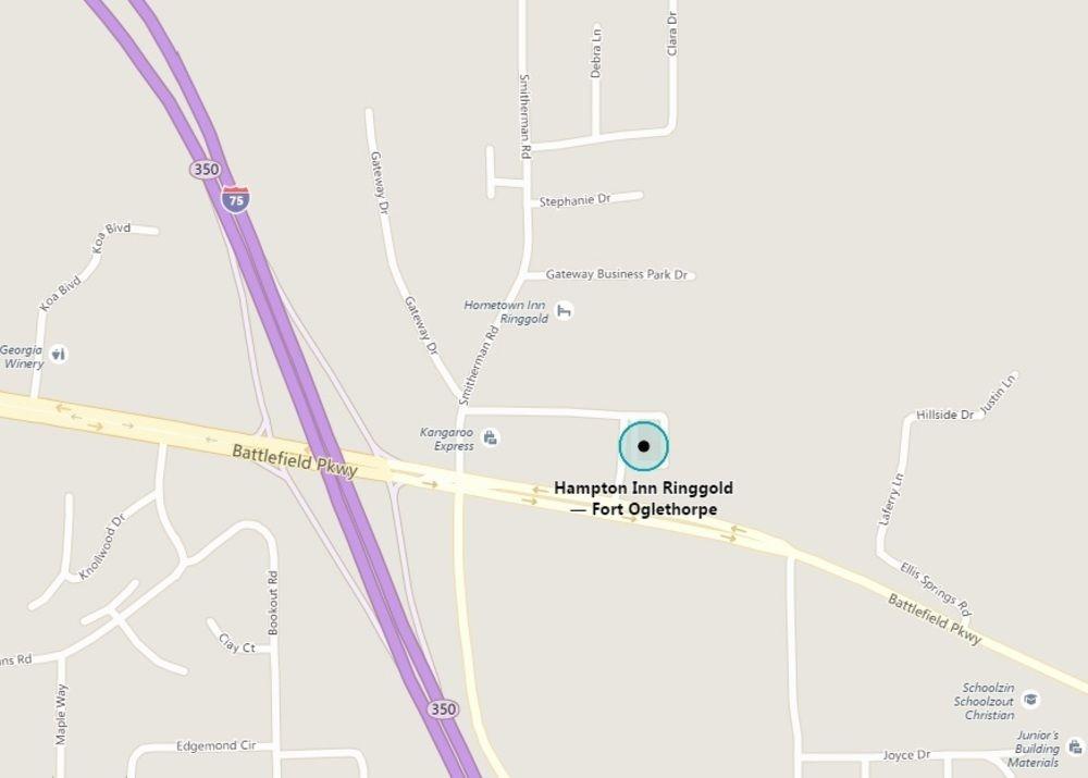 Hampton Inn Ringgold-Ft. Oglethorpe Eksteriør billede